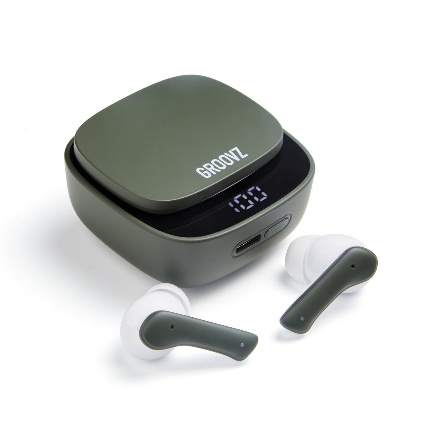 Groovz True Wireless Earbuds | 26-Hour Playtime + Smart Charging Case