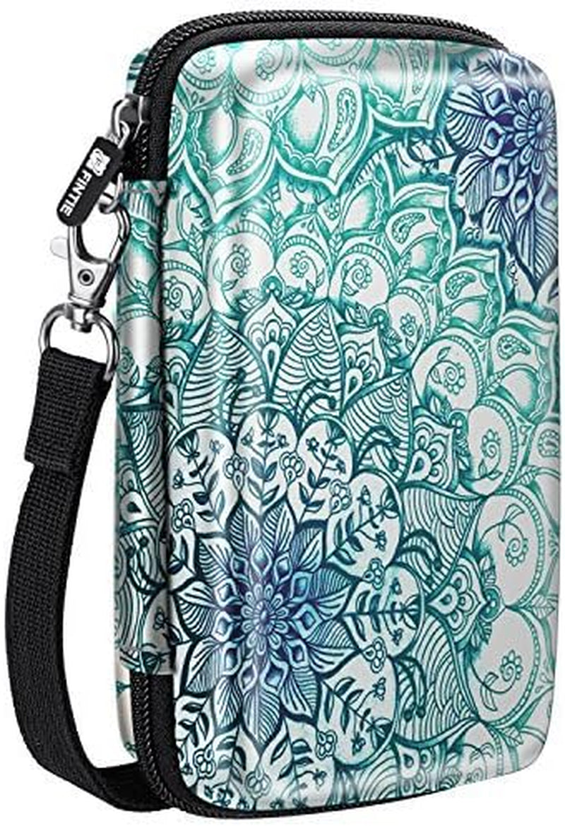 Protective Case for Kodak Step/Kodak Mini 2 Hd/Kodak Printomatic/Kodak Smile Camera & Printer - Shockproof Hard Shell Carrying Case with Inner Pocket, Emerald Illusions